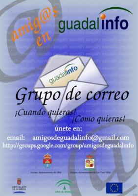 Grupo de correo electrónico Amigos en Guadalinfo